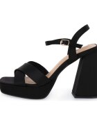 ALMA EN PENA Pantofi SATIN BLACK
