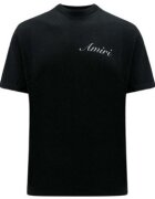 Amiri Îmbracaminte SCRIPT LOGO TEE BLACK