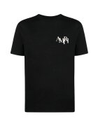 Amiri Îmbracaminte STAGGERED LOGO TEE BLACK