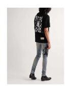 Amiri Îmbracaminte Wes Guy Checker Skull T-shirt