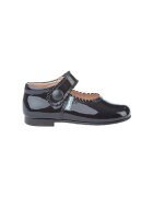 Angelitos Pantofi 1502 MERCEDITAS CHAROL CON VELCRO Marino