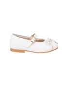Angelitos Pantofi 1557 BAILARINA LINO HEBILLA Blanco