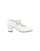 Angelitos Pantofi 302 FLAMENCA Blanco