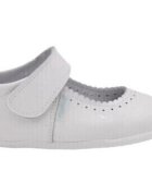 Angelitos Pantofi 541 Merceditas respetuosa charol Blanco