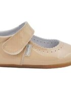 Angelitos Pantofi 541 Merceditas respetuosa charol Camel