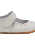 Angelitos Pantofi 541 Merceditas respetuosa charol Crudo