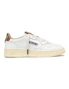 Autry Pantofi Medalist Low Leather W - White/Leopard