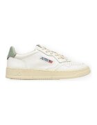 Autry Pantofi Medalist Low Leather W - White/Seagreen