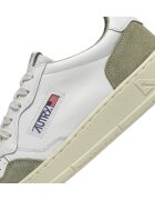 Autry Pantofi Medalist Low Suede M - White/Smoked Green
