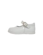 Bambineli Pantofi 457 Merceditas charol con hebilla Blanco