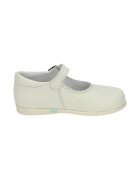 Bambineli Pantofi 457 Merceditas piel con hebilla Beige
