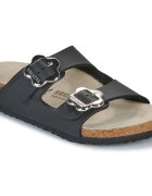 Birkenstock Pantofi Arizona Kids Flower Buckle BF Black