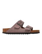 Birkenstock Pantofi Arizona Suede Leather Narrow - Faded Purple