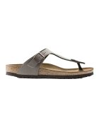 Birkenstock Pantofi Gizeh Nobuck Birko-Flor Regular - Stone