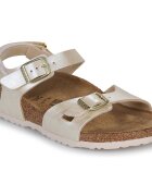 Birkenstock Pantofi Rio AS Kids BF Graceful Pearl White