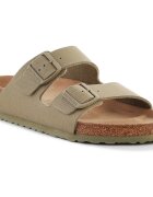 Birkenstock Pantofi Rivet Logo Vegan Canvas Faded Khaki 1023958
