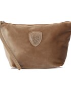 Blauer Genti BEI VELVET CLUTCH