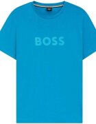 BOSS Îmbracaminte Contrast Logo RN T-Shirt Turquoise/Aqua
