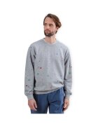 Brava Fabrics Îmbracaminte Splash Paint Rounded Sweatshirt - Grey