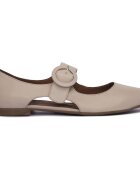 Bueno Shoes Pantofi CREMA