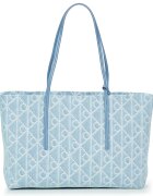 Calvin Klein Jeans Genti EMBLEM AOP DENIM TOTE W/ POUCH