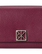 Calvin Klein Jeans Genti Emblem Hw Pebble Trifold W/Zip