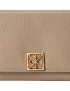Calvin Klein Jeans Genti Emblem Hw Pebble Trifold W/Zip