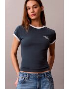 Calvin Klein Jeans Îmbracaminte Lv047g803g Ss Slim Logo Ringer Tee