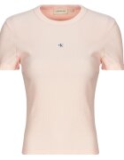 Calvin Klein Jeans Îmbracaminte WOVEN LABEL RIB FITTED TEE