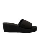 Calvin Klein Jeans Pantofi Chaussures compensées Beach Wedge Slide noires