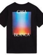 Casablanca Îmbracaminte GRADIENT STACKED LOGO TSHIRT BLACK