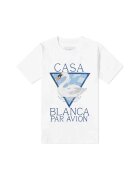 Casablanca Îmbracaminte PAR AVION T-SHIRT WHITE
