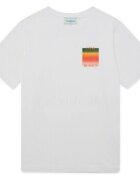 Casablanca Îmbracaminte T-SHIRT GRADIENT LOGO WHITE