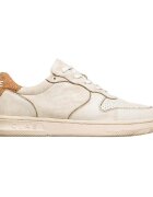 Clae Pantofi Baskets Malone Distressed en cuir blanc