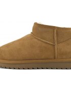 Colors of California Pantofi Short Sheepskin Boot In Suede