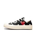 Comme Des Garcons Pantofi Converse Low Noir à pois