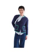 Compania Fantastica Îmbracaminte COMPAÑIA FANTÁSTICA Cardigan 10305 - Navy Blue