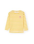 Compania Fantastica Îmbracaminte COMPAÑIA FANTÁSTICA T-Shirt 42016 - White/Yellow