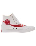 Converse Pantofi Baskets Chuck 70 Hi blanc avec détails rouges Racing