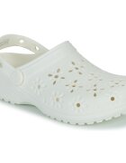 Crocs Pantofi Classic Floral Cut Out Clog