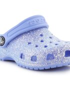 Crocs Pantofi Classic Glitter Clog T 206992-5Q6 Moon Jelly