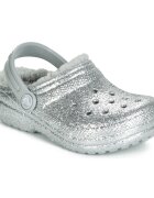 Crocs Pantofi CLASSIC GLITTER LINED CLOG K