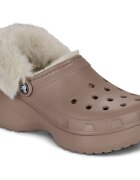 Crocs Pantofi Cls Platfm Lined Fuzz Strap Cg