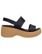 Crocs Pantofi Sandales Brooklyn Sky plateforme compensée