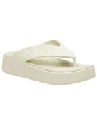 Crocs Pantofi Sandales Getaway Groove Platform Flip Flops beige