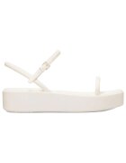 Crocs Pantofi Sandales Miami Platform Strap blanc