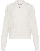 Deha Îmbracaminte Mesh-Effect Full-Zip Sweater