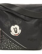Desigual Genti BACK MICKEY STUDSTYLE JERSEYMAX PU BLACK