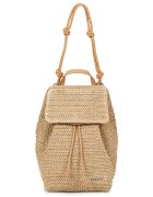 Desigual Genti BACKPACK HALF LOGO RAFFIA LUENA