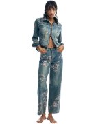 Desigual Îmbracaminte DENIM FLOWERS JAPANESE 26SWDDXC
